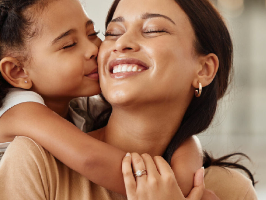 mother with her daughter