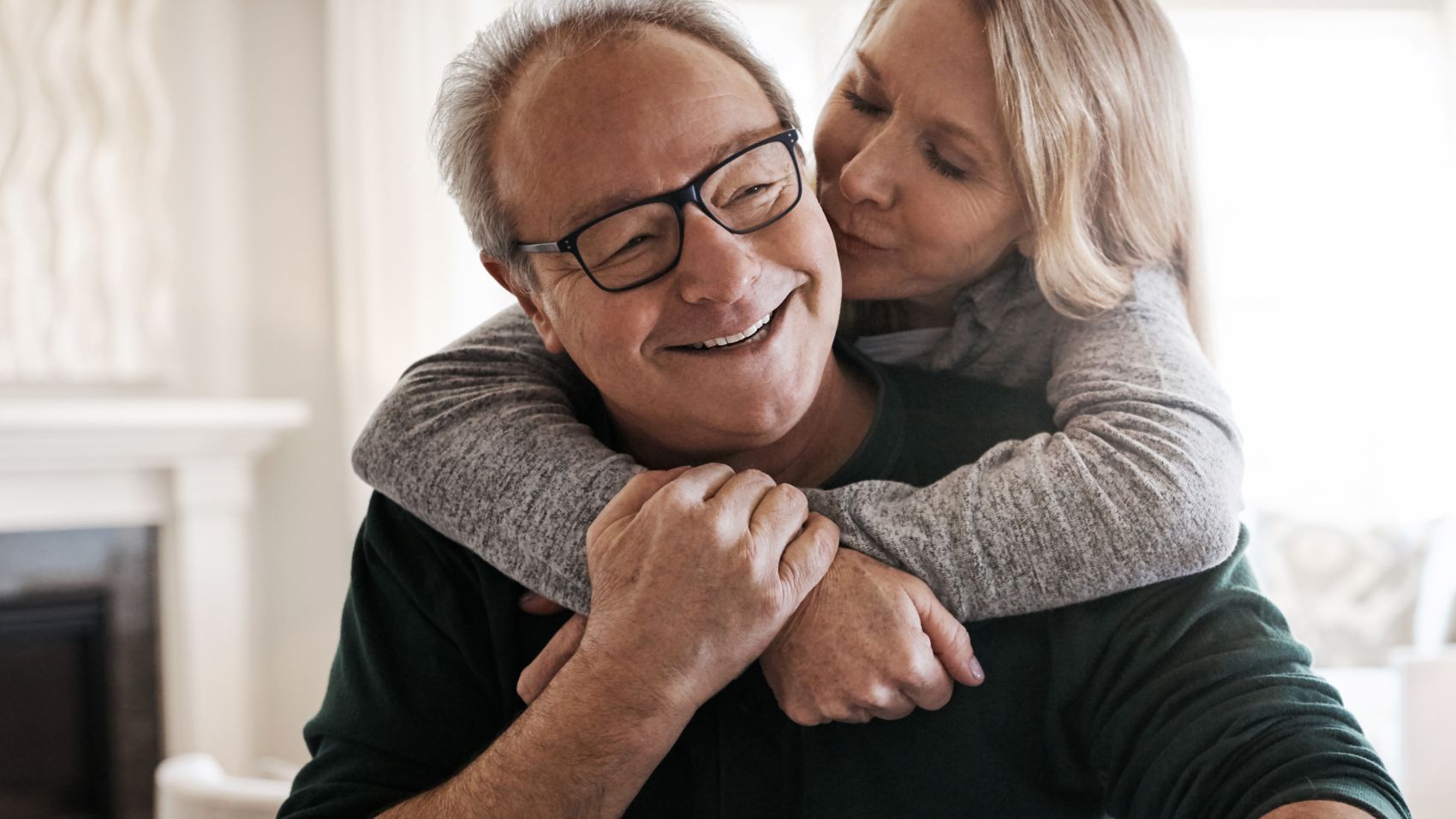 happy senior couple image